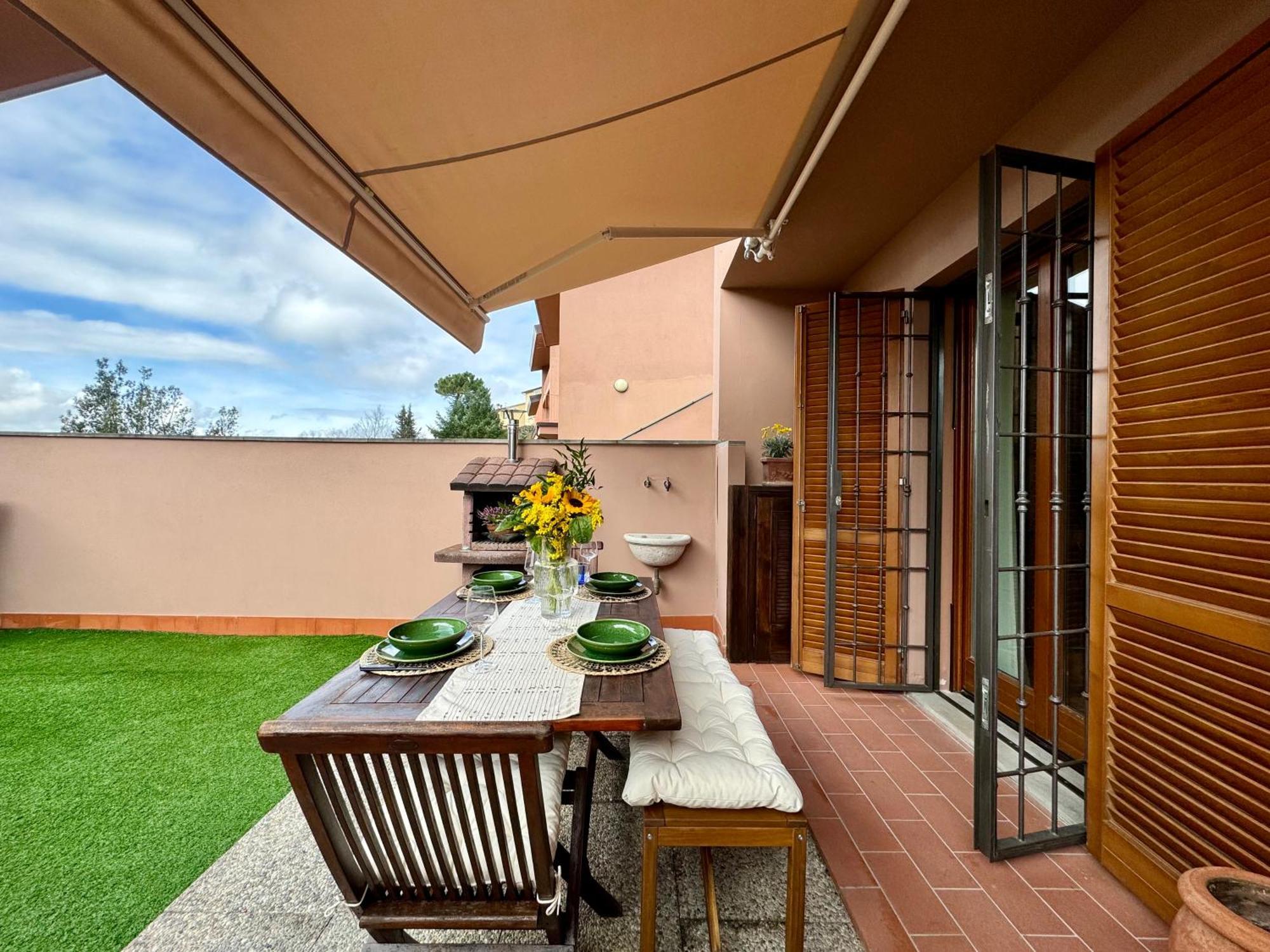 Chianti House Garden - 30 Min Firenze Centro Appartement Pelago Buitenkant foto